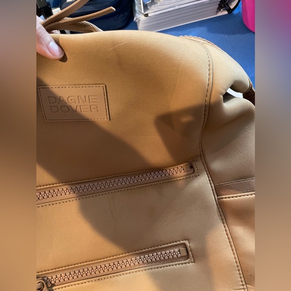 Dagne Dover Indi Diaper Backpack Medium in Camel - Picture 3 of 16